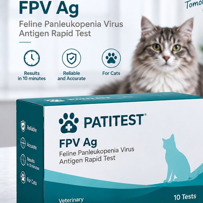 PATITEST Kedi Panlökopeni (FPV) Antijen Testi