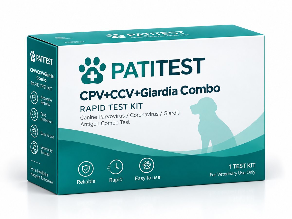 PATITEST Köpek CPV + CCV + Giardia Combo Testi