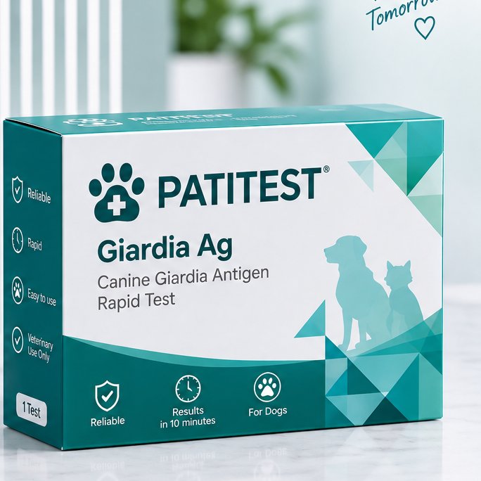 PATITEST Giardia Antijen Testi (Köpek / Kedi)