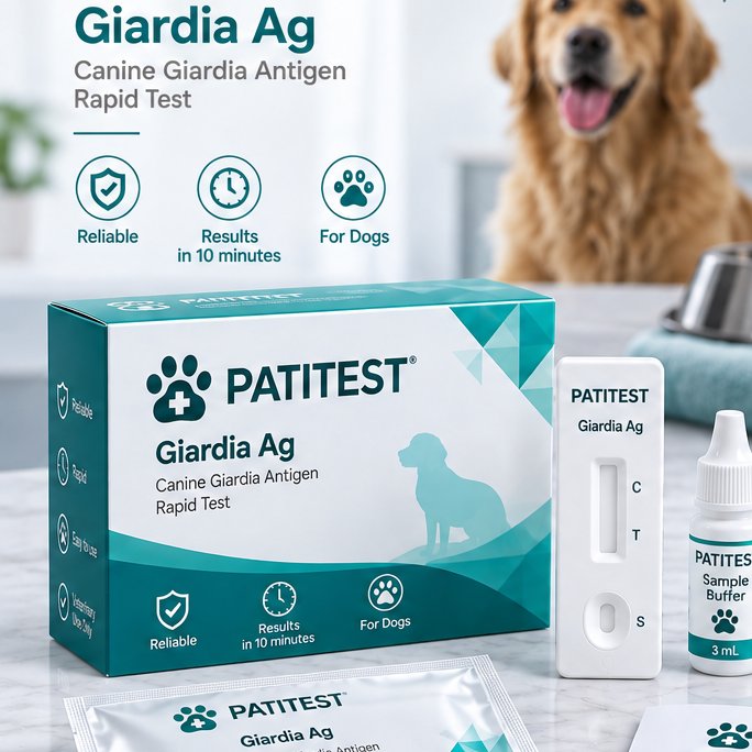 PATITEST Giardia Antijen Testi (Köpek / Kedi) 2