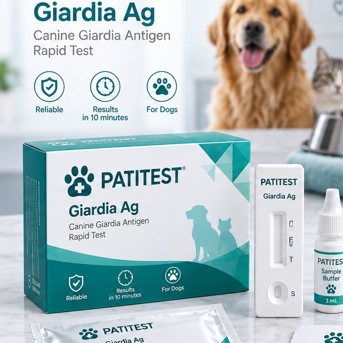 PATITEST Giardia Antijen Testi (Köpek / Kedi) 3