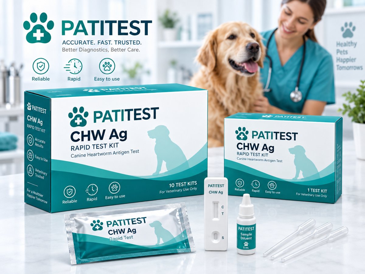 PATITEST Köpek Kalp Kurdu (Dirofilaria) Antijen Testi